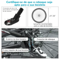 PawHut Reboque de Bicicleta para Cães Dobrável 2 em 1 Carrinho para Cães de Alumínio com Guiador Ajustável Bandeira e 6 Refletores Carga Máxima 40kg 150x82x98cm Azul(m-9)