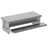 PawHut Comedouro para Aves de 8,5L de Capacidade Comedouro para Galinhas com Abertura Automática com Pedal 56x37x18,5cm Prata(m-1)