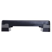 HOMCOM Stepboard aerobic fitness stepper hometrainer in hoogte verstelbaar sport zwart(m-6)