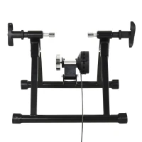 HOMCOM Foldable Indoor Bike Trainer Stationary Workout Stand, Suitable for 26"-28" or 650C, 700C Bike Tyres(m-9)