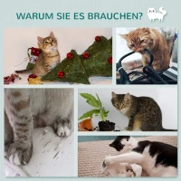 PawHut Katzenkletterwand, Katzenregal, Hängebrücke, 96 cm x 20 cm x 25,5 cm, Braun(m-5)