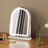 HOMCOM 33 x 44.5cm LED Vanity Mirror - White(m-11)