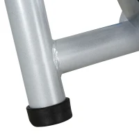 HOMCOM Home trainer vélo support d'entrainement pliable pour vélo de route roues 26 à 29 pouces gris métal bleu(m-8)