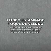 HOMCOM Cadeira de Escritório com Massagem de Amassamento em 4 Pontos Encosto Alto Altura Ajustável Assento Amplo Almofada Lombar Cinzento(m-8)