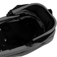 PawHut Dog Stroller, 3 in 1 Foldable Pet Stroller for Small Puppy Cat with Detachable Travel Carrier, Storage Basket, Grey(m-11)