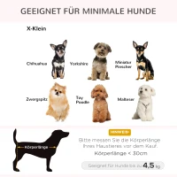 PawHut hondenbank hondenmat hondenmand hondenbank hondenbank kattenbank met kussen achterzak pluche schuim grenen hout donkergrijs 70 x 47 x 30 cm(m-4)
