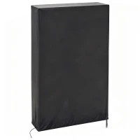 SPORTNOW Copertura Tavolo da Ping Pong 257x153x5 cm in Polietilene Nero con Fibbie e Cerniere incluse(m-2)