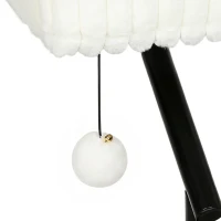 PawHut Kattenbed voor bureau, 360° draaibaar, met hangbal en verstelbare klem, voor katten tot 6 kg(m-10)