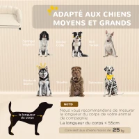 PawHut Canapé chien lit pour chien chat design contemporain coquillage dim. 98L x 60l x 35H cm coussin moelleux velours vert(m-4)