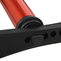 HOMCOM Rullo da Allenamento Biciclette Trainer Pieghevole, Rullo Anteriore Regolabile per Bici con Ruote da 24"、26"、28"、29"、700C, Max. Carico 120kg, Rosso e Nero(m-8)