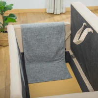 PawHut Tapis griffoir Chat Tapis à gratter en sisal Protection canapé Meuble Sol Lot de 2 pcs 130 x 45 cm Gris(m-7)