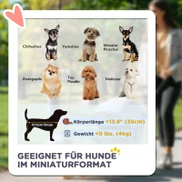 PawHut 3-in-1 Huisdierenbuggy, Opvouwbare Hondenwagen met 4 Wielen en Afneembare Drager voor Honden en Katten Turquoise(m-6)