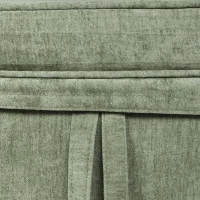 HOMCOM 2 Seater Sofa Bed 3-in-1 Convertible Chenille Pull Out Sleeper Sofa with 5-Position Adjustable Backrest, Light Green(m-13)