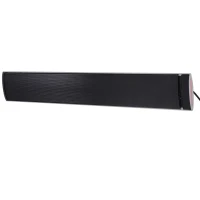 Outsunny Buitenverwarming 2400 W straalkachel kachel wandmontage tuinterras alu(m-1)