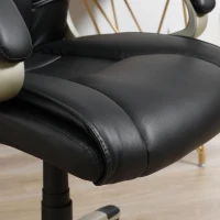 HOMCOM Bureaustoel directiestoel kantoorstoel draaistoel stoel fauteuil kantoor(m-9)