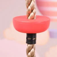 HOMCOM Kids Climbing Rope Tree Swing Disc Swing Seat Outdoor Playground Backyard Hanging Rope Playset for 3-12 Years(m-8)