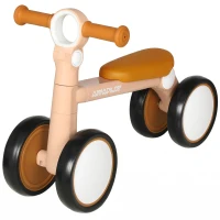 AIYAPLAY Kinder Laufrad Klappbar leicht Lauflernrad mit EVA-Rädern Höhenverstellbarer Sitz Aluminiumrahmen 1-3 Jahre Rosa(m-11)
