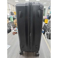 HOMCOM Maleta rígida grande 103 L, equipaje expandible ABS con 4 ruedas giratorias, esquinas protectoras, 77x50x30 cm, negro(m-5)
