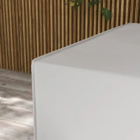 Outsunny Hoes voor tuinmeubelen Winterbestendig Waterdicht Bescherming Anti-UV Zeil 600D Oxford 210 x 140 x 80 cm Grijs(m-9)