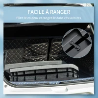 PawHut Rampe pliable pour chiens légère pour voiture facile à transporter 155 x 39 x 14 cm - noir(m-5)