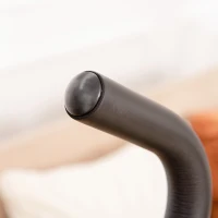 HOMCOM Stepper con Monitor LCD, Manubrio Regolabile ed Elastici, in Acciaio e ABS, 55x53x118-128 cm, Nero e Argento(m-4)