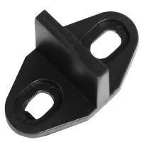 HOMCOM Ferragem para Porta de Correr Kit de Acessórios para Porta Corredeira com 2 Trilhos de Aço de Carbono 200x40x0,6cm Preto(m-7)