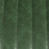 HOMCOM Set of 2 PU Leather Swivel Bar Stools - Dark Green(m-11)