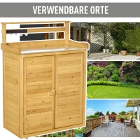 Outsunny tuinkast gereedschapsschuur(m-5)