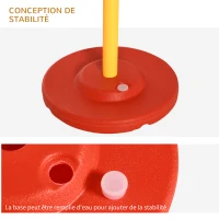 PawHut Agility sport pour chiens équipement complet haies, slalom + sac de transport jaune(m-7)