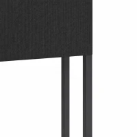 Outsunny Brandhoutrek 106 x 25 x 113 cm met 600D Oxford-hoes, stalen frame, tot 250 kg, zwart(m-13)