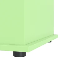HOMCOM 114L Large Storage Chest, Green Bench Trunk with Safety Hinge for Bedroom, Living Room & Entryway(m-13)