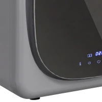 HOMCOM 2.5kg Vented Tumble Dryer with Smart Mode, 800W Compact Tumble Dryer with Stainless Steel Tub, Silver Tone(m-12)