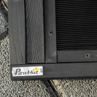 PawHut Rampa per Cani Pieghevole Antiscivolo in Legno con Maniglia Laterale, 43x165x6.5 cm, Nero(m-7)