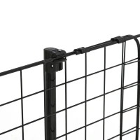 PawHut veiligheidshek auto zwart 152 cm x 30 cm(m-9)