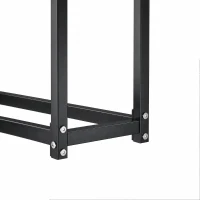 Outsunny Brandhoutrek 106 x 25 x 113 cm met 600D Oxford-hoes, stalen frame, tot 250 kg, zwart(m-12)