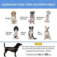 PawHut Cama Elevada para Cães com Tecido Oxford e Estrutura de Metal para Interior e Exterior 92x76x18 cm Azul(m-7)