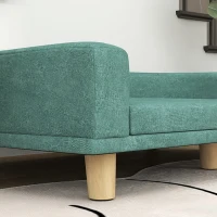 PawHut Hondenbed Hondensofa Huisdiersofa, Eucalyptushout, 98 x 67 x 25 cm, Groen(m-8)