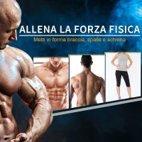 HOMCOM Set 2 Manubri Esagonali da 10kg in Metallo e Gomma per Workout in Palestra, Casa e Ufficio, Nero(m-7)