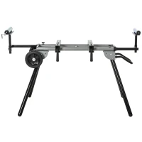 DURHAND Soporte Universal para Sierra Ingletadora Plegable con Distancia de Trabajo Ajustable Fácil de Transportar y Almacenar 123,5-245x73x96 cm Negro(m-8)