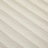 HOMCOM Fauteuil met diepe zitting, frameloos ontwerp zonder vast frame, volledig schuimdesign, 4 kussens, crèmewit(m-13)
