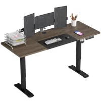 Vinsetto 72-116cm Adjustable Electric Standing Desk, with LED Display - Black(m-1)