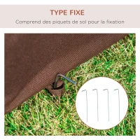 PawHut Sac de transport pour chien caisse de transport pliable pour chien respirant avec coussin d'agneau amovible 61 x 46 x 51 cm(m-8)