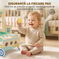 AIYAPLAY Girelă Pentru Copii Cu Panouri De Activități, Multistrat, Verde(m-7)