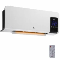 HOMCOM 2000W Wall-Mounted Heater, 18-45°C Temperature, White(m-11)