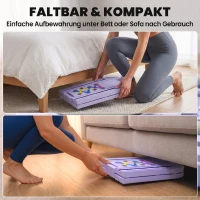 SPORTNOW 5-in-1 Opvouwbare Push Up Bars met Weerstandsbanden, Elleboogkussens & Push-upgrepen, Draagbaar(m-5)