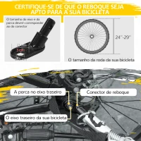 HOMCOM Reboque de Bicicleta para Crianças de 2 Lugares com Cinto de Segurança e Sistema de Amortecimento 140x88x90 cm Verde(m-8)