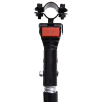 HOMCOM Remolque de Carga para Bicicleta Plegable con 2 Ruedas Reflectores Seguros Carga 40 kg 155x71,5x77 cm Negro(m-7)