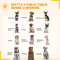 PawHut Recinto per Cani Grandi a 6 Pannelli Modulabili in Acciaio, 164x83x100 cm, Nero(m-3)