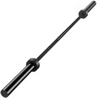 SPORTNOW halterstang, 180 cm Olympische stang, staal, 200 kg draagkracht, zwart(m-11)