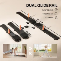 SPORTNOW Pilates Board, Pilates Reformer Machine with Knee Pad for Home Gym, Multi-Functional Ab Roller Board for Men & Women(m-7)